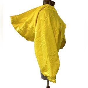 Auth Dolce & Gabbana vintage 2003 Poncho M crop hoodie drop sleeve techno Jacket